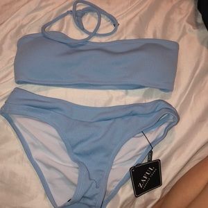 light blue zaful bikini